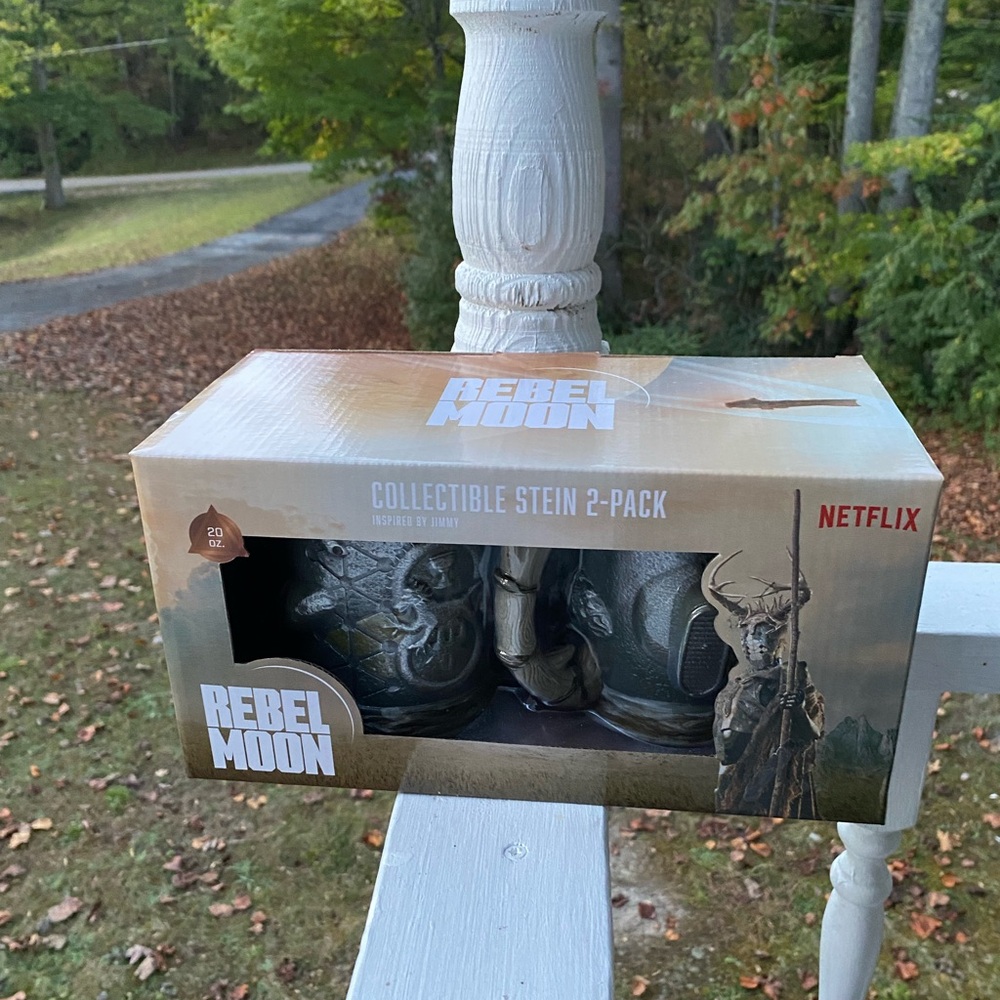 Netflix Rebel Moon Movie Collectible Stein 2-Pack (New)